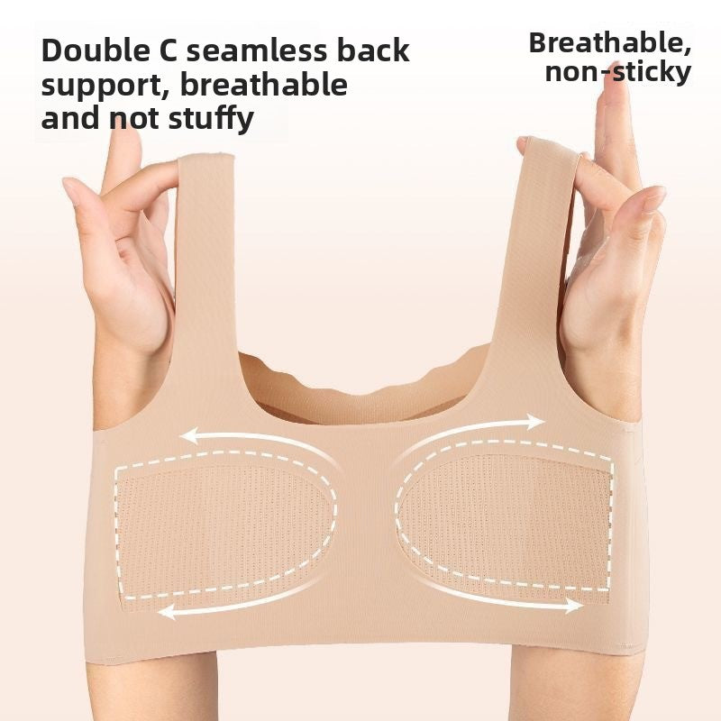 Women Summer Sports Bra Vest Shockproof Fixed Cup Bras