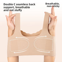 Women Summer Sports Bra Vest Shockproof Fixed Cup Bras