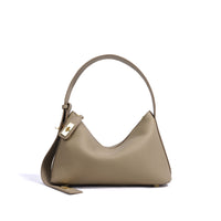 Leather handbags are fashionable.