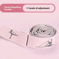 Digital Segmented Polyester Resistance Band, 8-12 Levels Adjustable Strength Training Pull Band for Yoga, Pilates, and Full-Body Workout