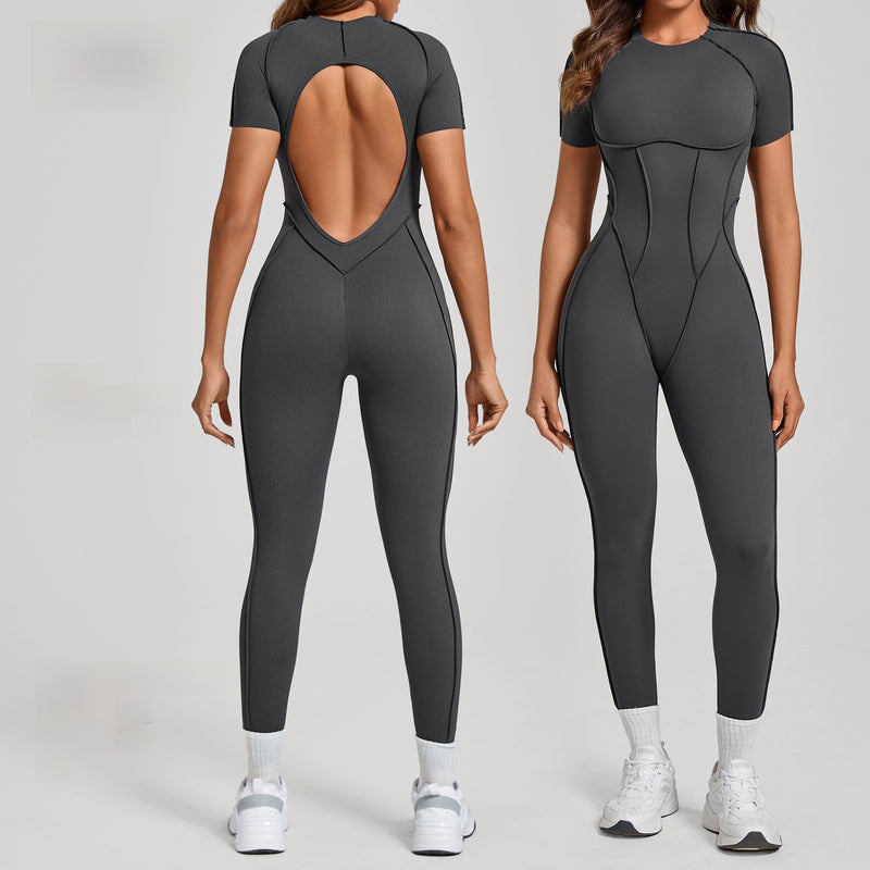Women's Backless Tight-Fit Sportswear One-Piece