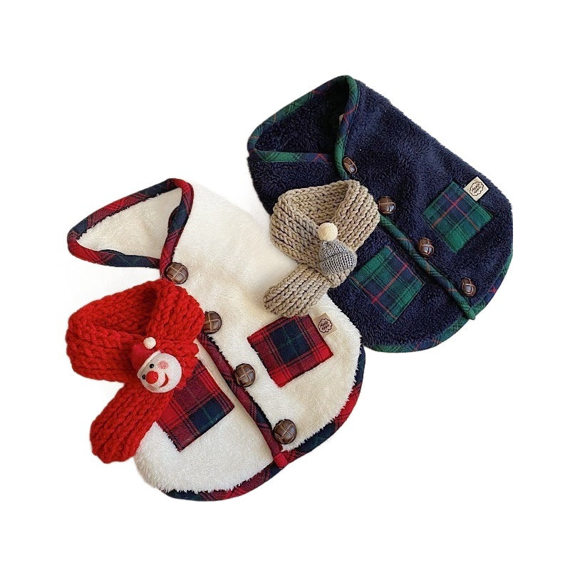 Christmas-themed pet jackets