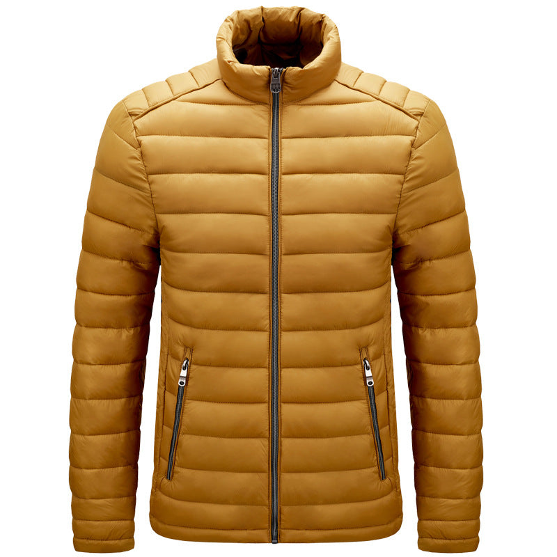 Men's and women's lightweight cotton jackets with ribbed detailing for casual wear