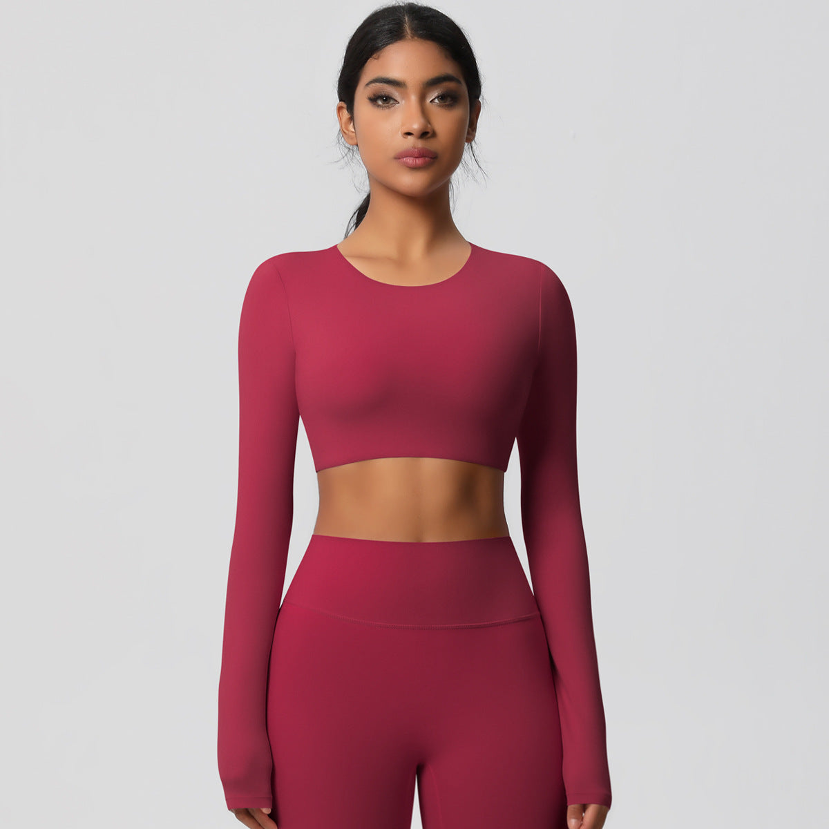 Womens Yoga Fitness Suit Quick Dry Tight Running Sportswear