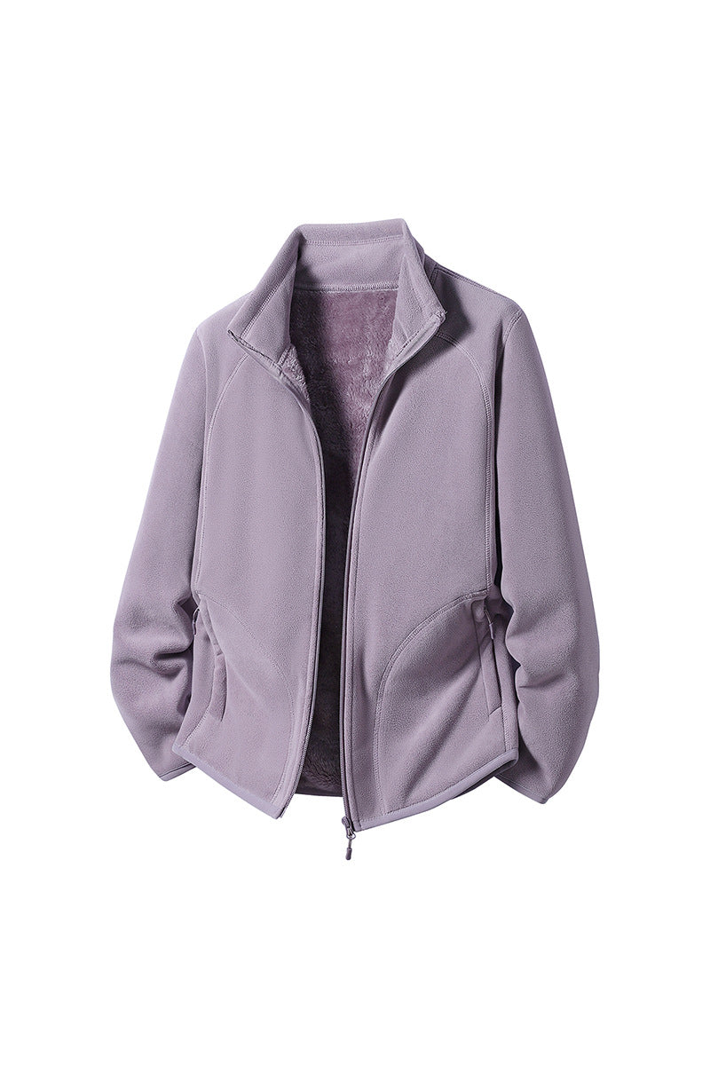 Winter and autumn fleece jackets for men and women