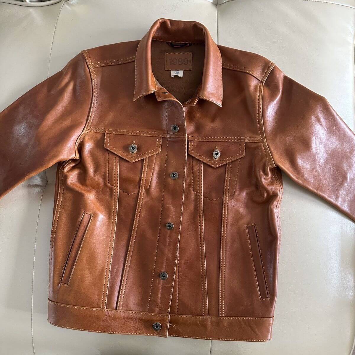 Men's Retro Genuine Leather Biker Jacket