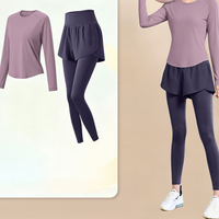 Women's Yoga 2-Piece Set Quick-Dry Slimming Sportswear