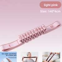 Digital Segmented Polyester Resistance Band, 8-12 Levels Adjustable Strength Training Pull Band for Yoga, Pilates, and Full-Body Workout