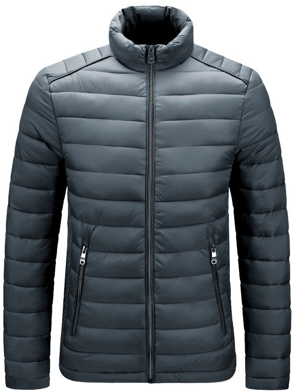 Men's and women's lightweight cotton jackets with ribbed detailing for casual wear