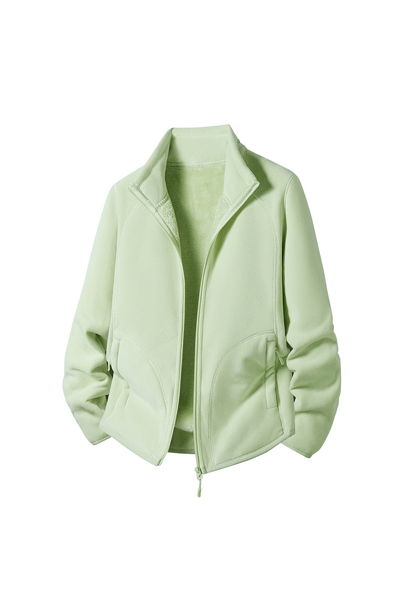 Winter and autumn fleece jackets for men and women