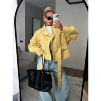 Womens Faux Suede Biker Jacket