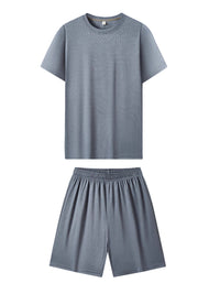 Summer New Men's Breathable Sportswear Set ? Fashionable Plus-Size and Oversized