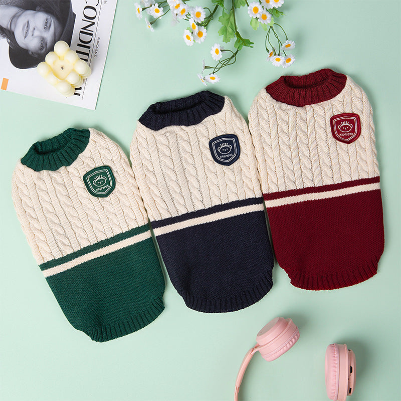 Pet clothing - Knitted winter and autumn jackets