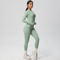 Womens Yoga Fitness Suit Quick Dry Tight Running Sportswear