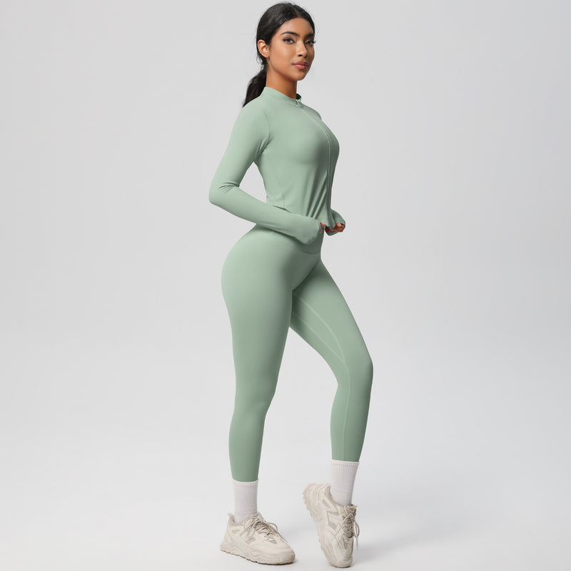 Womens Yoga Fitness Suit Quick Dry Tight Running Sportswear