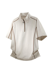 Mens Athletic Half Zip Sportswear Set