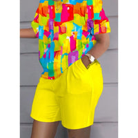 3D Digital Print Women's Two-Piece Sportswear Set