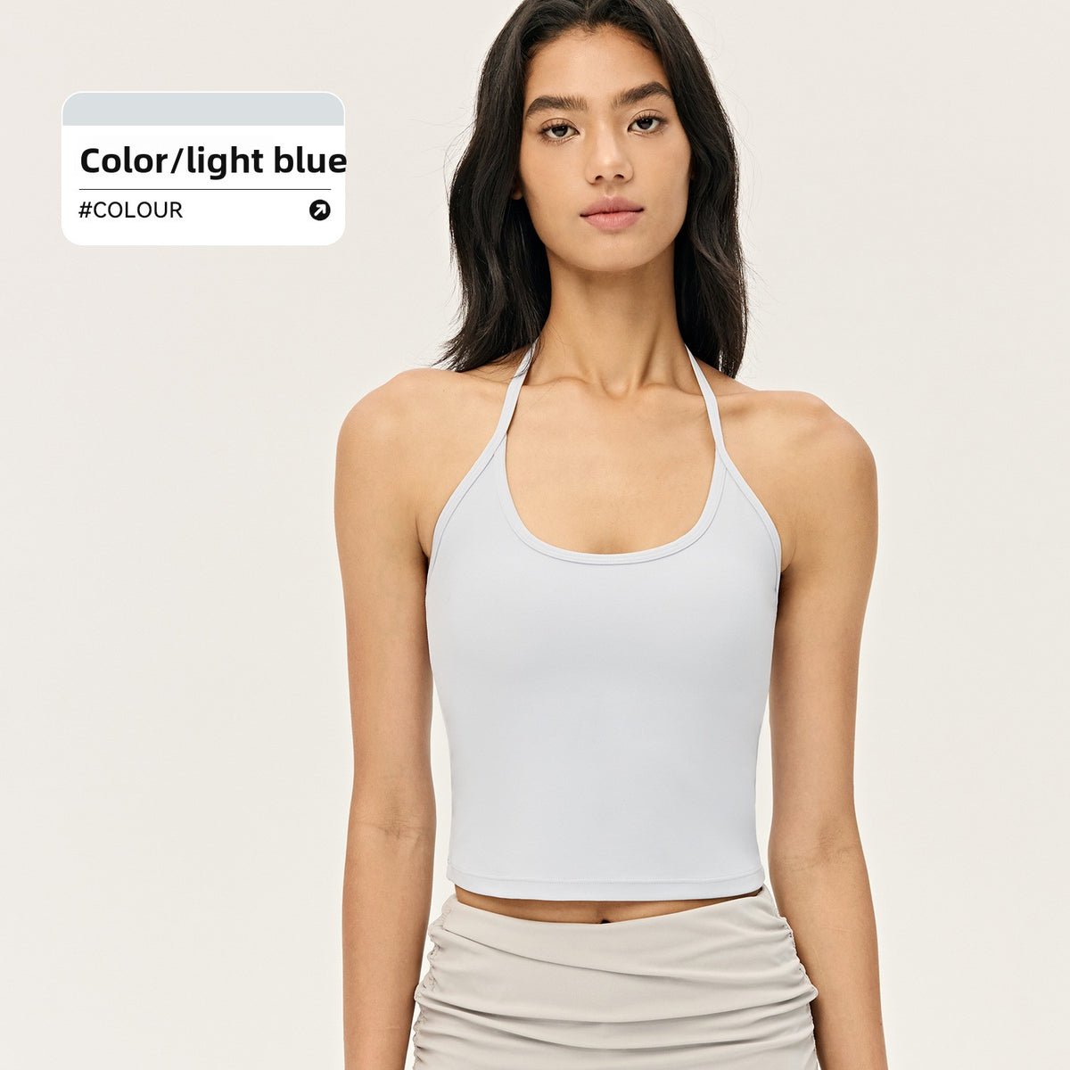 Women?s casual sportswear set: loose-fitting, figure-flattering tunic paired with footless leggings